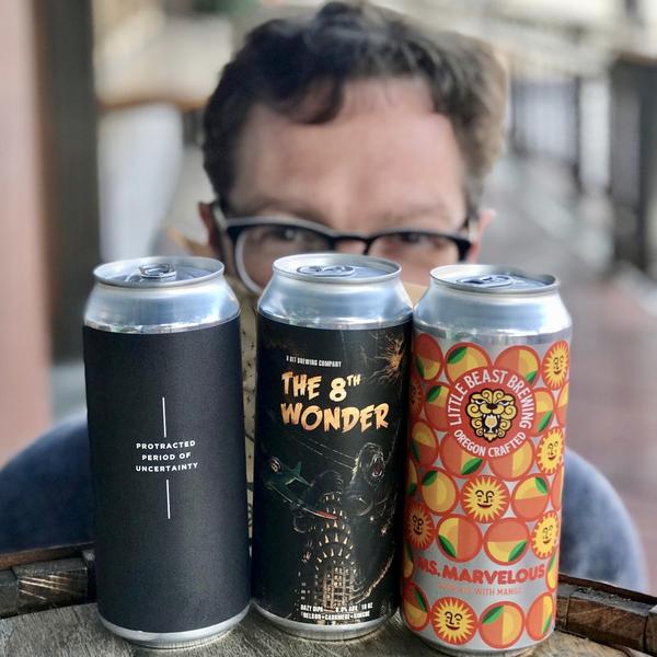 Gene's favorite beer picks for the week of January 15, 2021 features Alvarado Street / Burial Protracted Period of Uncertainty a Landbier, 8 Bit The 8th Wonder a Hazy Double IPA and rounding out the trio is Little Beast Ms. Marvelous a Sour Ale w/ Mango