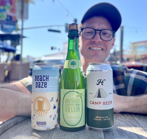 beer of the week of july 19 burgeon beach days hazy ipa, harland Camp Beer Light Lager, Gueuzerie Tilquin lambic